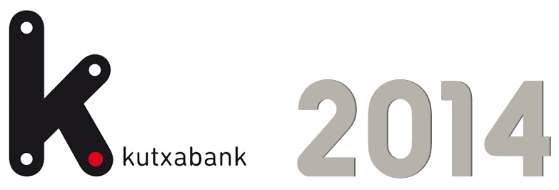 Imagen compuesta con el logo de Kutxabank y el número 2014